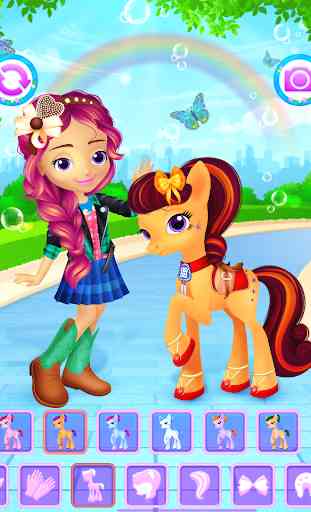 Pony & Girl Dress Up 1