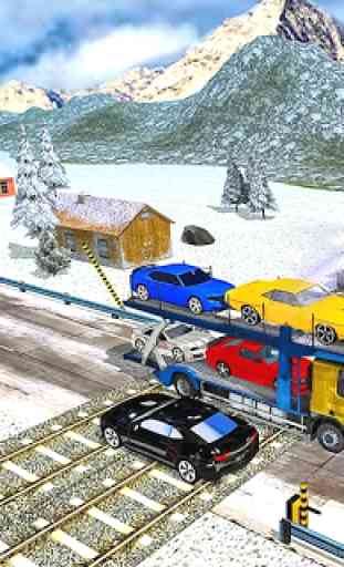 Railroad Crossing Mania: Mega trem passando em 3D 1