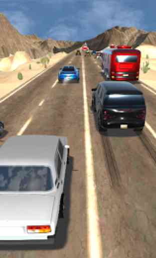 Speed ​​Racer no trânsito: estradas movimentadas 1
