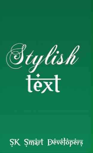 Stylish Text 1