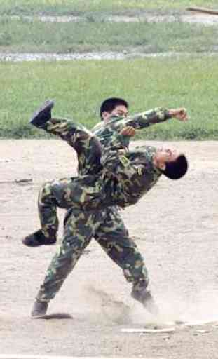 Técnicas de arte marcial do exército 1