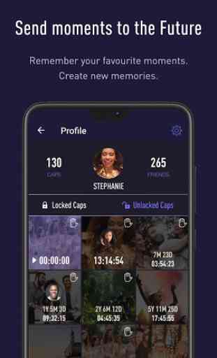 TimeCaps - Time Capsule Video Sharing App 3