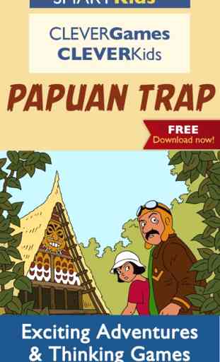 Jogos inteligentes : Armadilha de Papua – Atividades inteligentes para melhorar as habilidades da sua família e escola 1