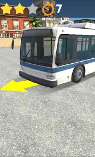 Estacionamento de autocarro 3D 1