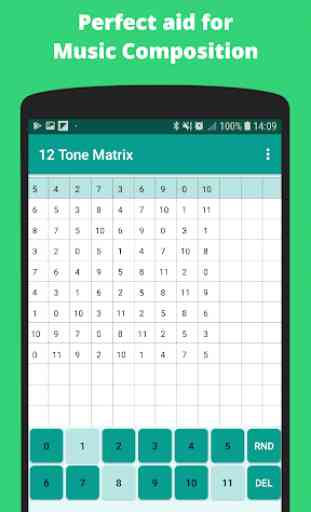 12 Tone Matrix Calculator - Music Composition 1