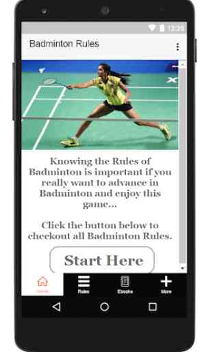 Badminton Rules 1
