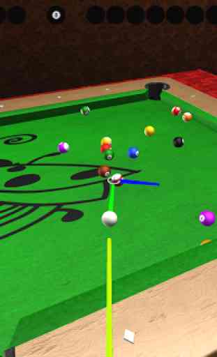 Bilhar Snooker 2017 - bola 8 bola 9 2