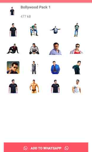 Bollywood stickers for whatsapp - WAStickerApps 3