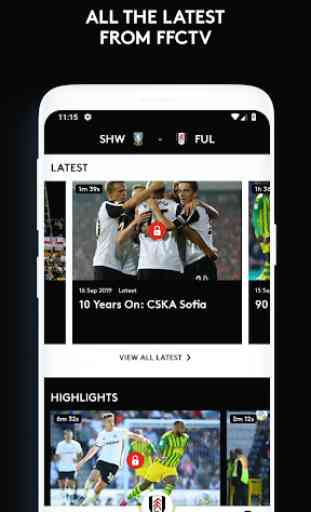 FFCtv – Fulham FC TV App 3
