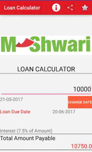 Mshwali Loan Calculator 2