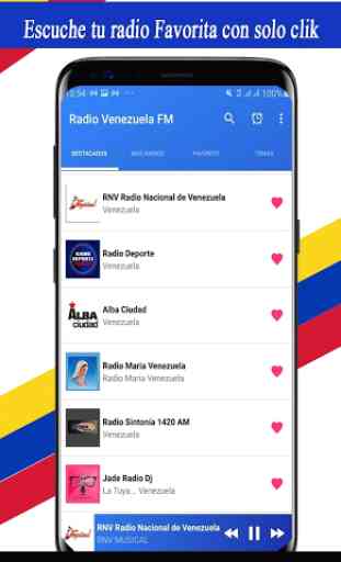 Rádio Venezuela FM + AM + Rádios da Venezuela 3
