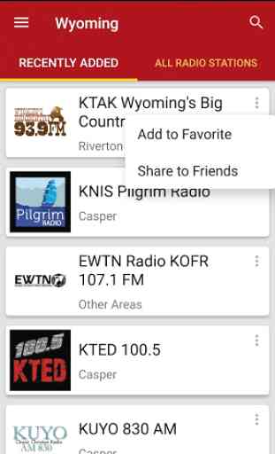 Wyoming Radio Stations - USA 2