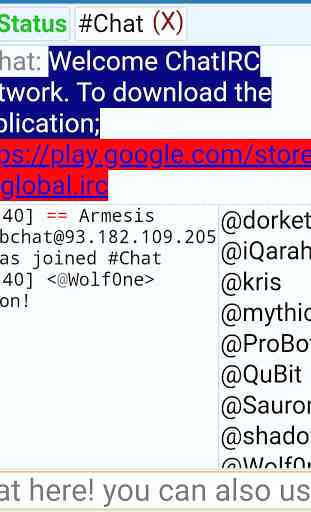 Android IRC 4
