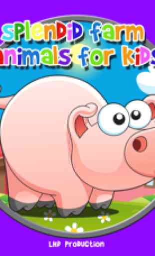 animais de fazenda esplêndidas para as crianças - gratuitos 1