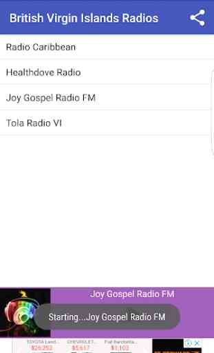 British Virgin Islands Radios 4