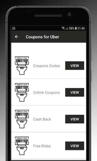 Coupons for Uber Rideshare Free Rides 1