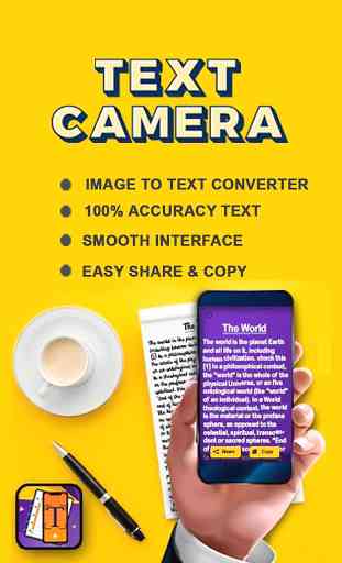 OCR  Camera Text Scanner - Image to Text converter 1