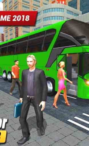 Ônibus ônibus 2018 ônibus da cidade dirigindo jogo 1