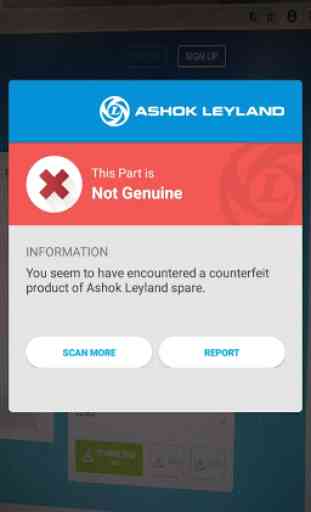 Ashok Leyland Genuine spare parts scanner 3