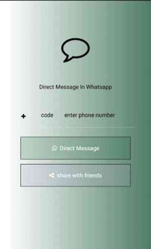 Direct Message for Whatsapp 2