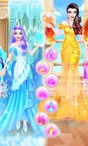 Ice VS Fire Princess Makeup 4