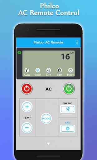Philco  AC Remote Control 1