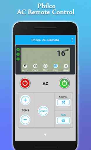 Philco  AC Remote Control 2