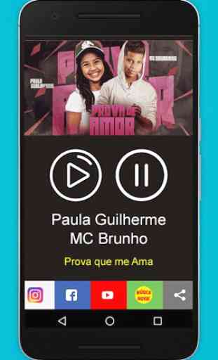 Prova que me Ama - Paula Guilherme e MC Bruninho 1
