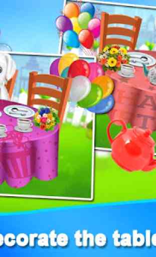 Puppy Surprise Tea Party - Pet Party Game 3