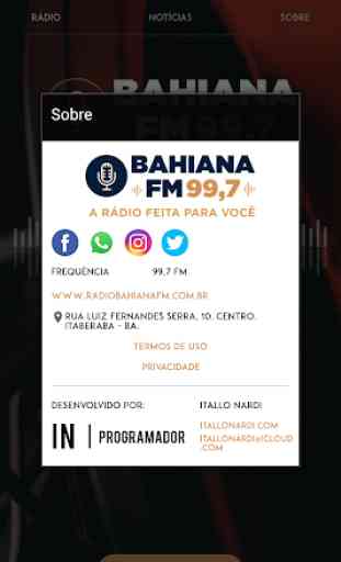 Rádio Bahiana FM - Itaberaba, BA 4