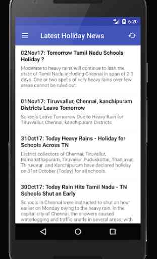 Tamilnadu School Holiday News 2