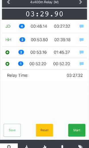 Track & Field Stopwatch for Coaches: Squad Timing 1