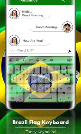 Brazil Flag Keyboard - Elegant Themes 2