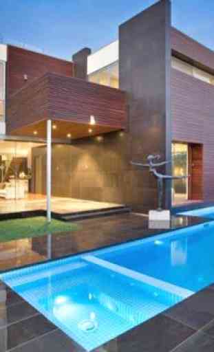 Design de casa de piscina moderna 2