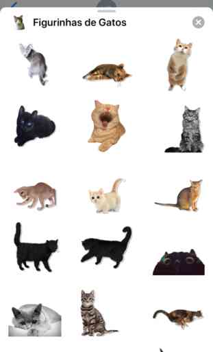 Figurinhas de Gatos 3