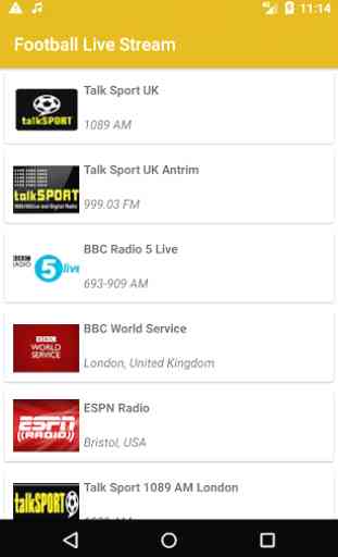 Football Live Stream - Top Sports Radio Channels 1