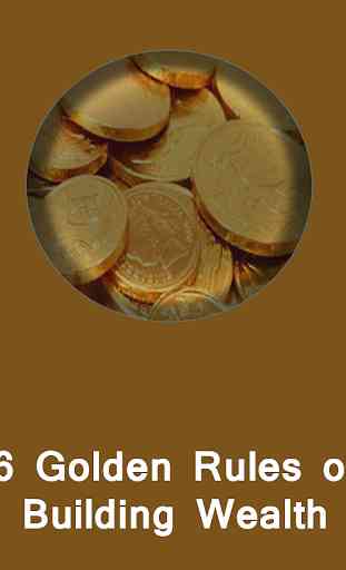 Golden Rules of Building Wealth 1
