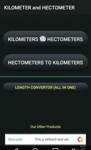 Hectometer and Kilometer (hm & km) Convertor 1