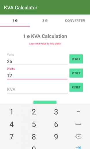 KVA calculator 4