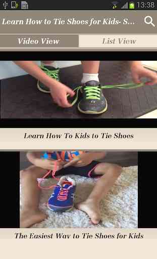 Learn How to Tie Shoes for Kids- Shoe Lacing VIDEO 2