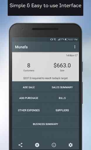 Munafa - Retailer's Bookkeeping, Business Manager 1