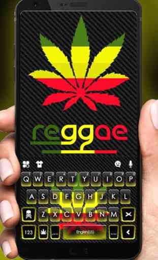 Tema Keyboard Reggae Style Leaf 1