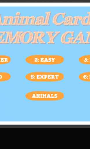 Animal Cards Jogo de Memória 1