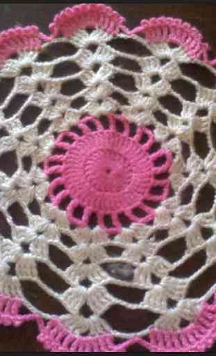 Doilies de crochê DIY. Aprenda Crochet 2