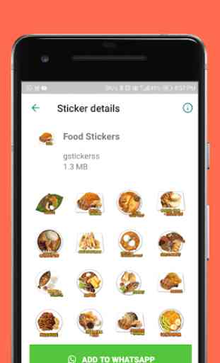 Food Stickers - WAStickerApps 2