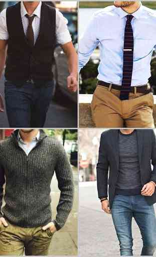 Men Simple Shirt Suit Fashion 4