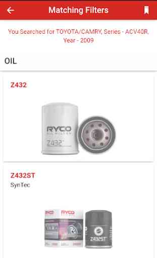Ryco Filters 4