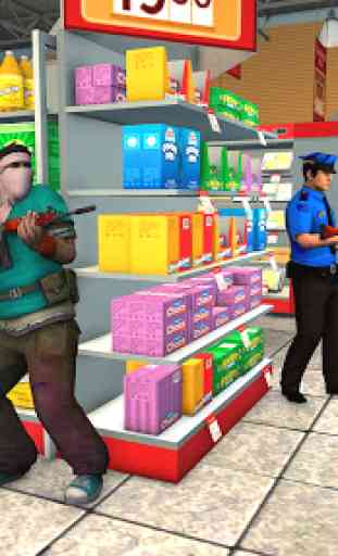 Supermarket Robbery:  City Crime Heist Mission 1