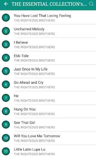 The righteous Brothers Songs Lyrics 1