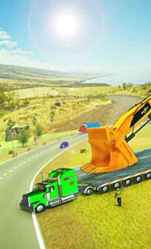 Caminhões de construção e transportador de 1
